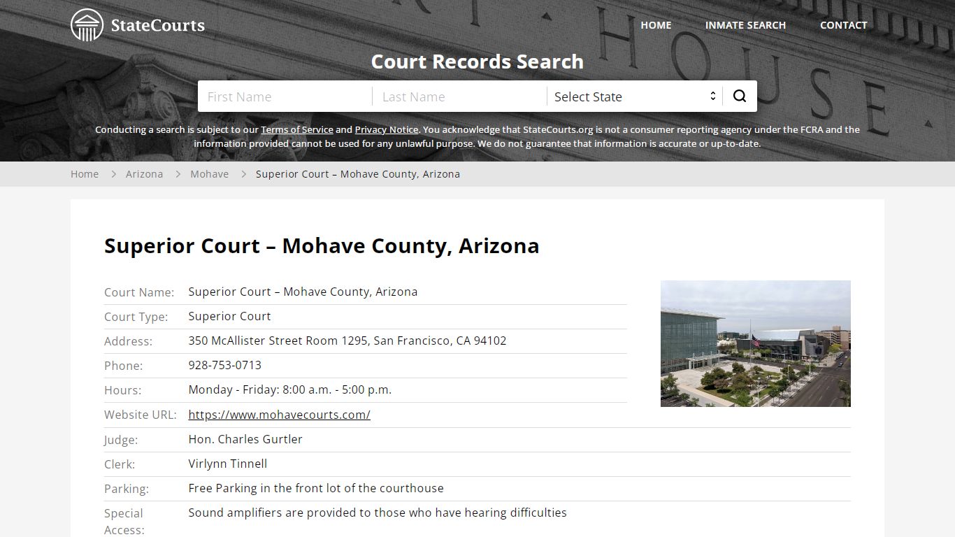 Superior Court – Mohave County, Arizona - StateCourts